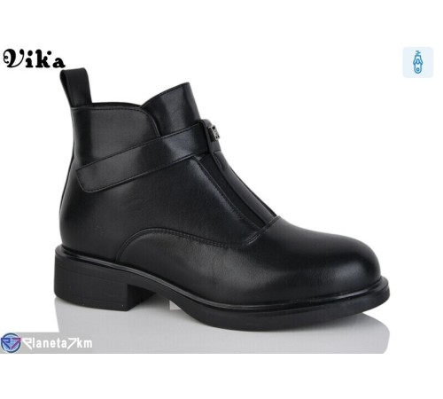 Черевики жіночі на зиму (6 пар р.36-40) чорний  "Vika"