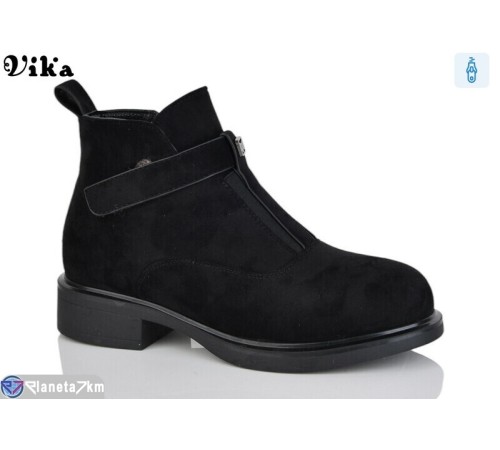 Черевики жіночі на зиму (6 пар р.36-40) чорний  "Vika"