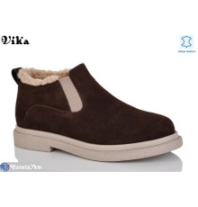 Черевики жіночі на зиму (6 пар р.36-40) коричневий  "Vika"