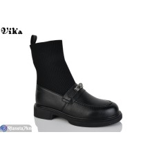 Черевики жіночі на зиму (6 пар р.36-40) чорний  "Vika"