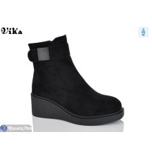 Черевики жіночі на зиму (6 пар р.36-40) чорний  "Vika"