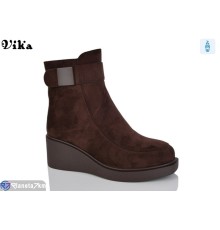 Черевики жіночі на зиму (6 пар р.36-40) коричневий  "Vika"