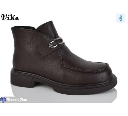 Черевики жіночі на зиму (6 пар р.36-40) коричневий "Vika" Черевики жіночі на зиму (6 пар р.36-40) коричневий "Vika"