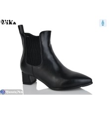 Черевики жіночі на зиму (6 пар р.36-40) чорний  "Vika"