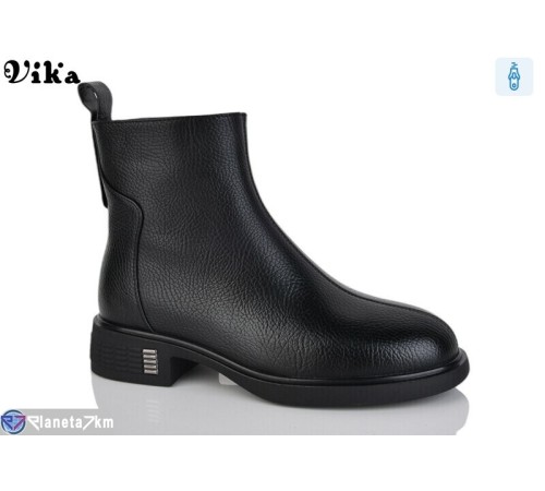 Черевики жіночі на весну/осінь (6 пар р.36-40) чорний  "Vika"
