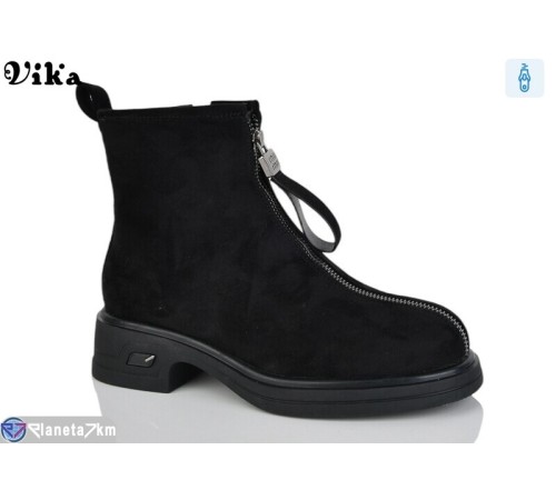 Черевики жіночі на весну/осінь (6 пар р.36-40) чорний  "Vika"