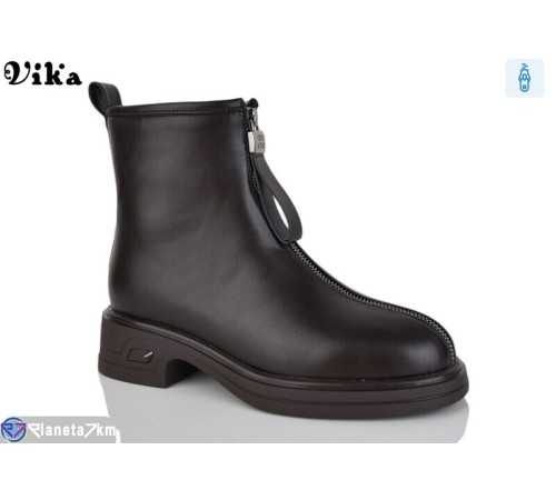 Черевики жіночі на весну/осінь (6 пар р.36-40) коричневий  "Vika"