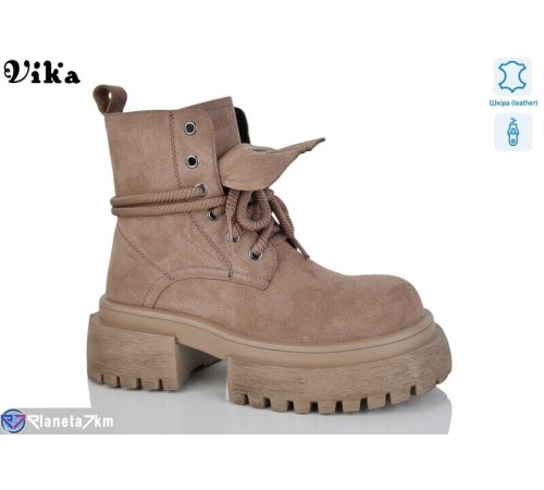 Черевики жіночі на весну/осінь (6 пар р.36-40) бежевий  "Vika"