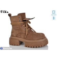 Черевики жіночі на весну/осінь (6 пар р.36-40) коричневий  "Vika"