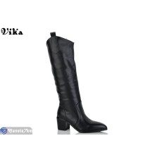 Чоботи жіночі на весну/осінь (6 пар р.36-40) чорний  "Vika"