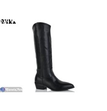 Чоботи жіночі на весну/осінь (6 пар р.36-40) чорний  "Vika"