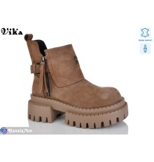 Черевики жіночі на весну/осінь (6 пар р.36-40) коричневий  "Vika"