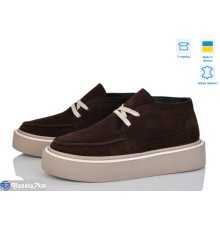 Черевики жіночі на весну/осінь (6 пар р.36-41) коричневий  "ERIKA"