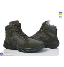 Черевики чоловічі на зиму (8 пар р.40-45) хакі  "LEOBAZA"