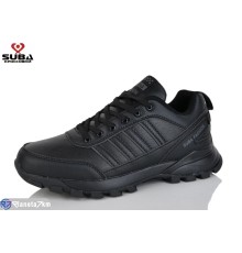 Кросівки чоловічі на весну/осінь (8 пар р.41-46) чорний  "SUBA"
