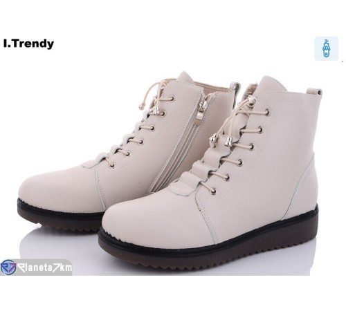 Черевики жіночі на зиму (8 пар р.37-42) бежевий "Trendy" Черевики жіночі на зиму (8 пар р.37-42) бежевий "Trendy"