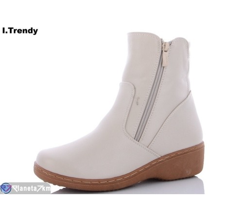 Черевики жіночі на зиму (6 пар р.37-42) бежевий "Trendy" Черевики жіночі на зиму (6 пар р.37-42) бежевий "Trendy"