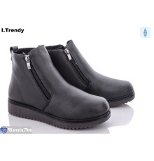 Черевики жіночі на зиму (8 пар р.37-42) сірий  "Trendy"