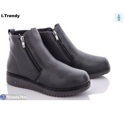 Черевики жіночі на зиму (8 пар р.37-42) сірий "Trendy" Черевики жіночі на зиму (8 пар р.37-42) сірий "Trendy"