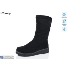 Чоботи жіночі на зиму (6 пар р.37-42) чорний  "Trendy"