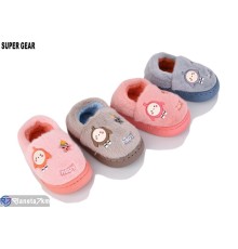 Тапки дитячі на зиму (12 пар р.22-25) мікс  "Super Gear"