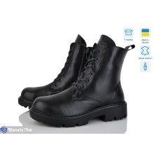 Черевики жіночі на зиму (6 пар р.36-40) чорний  "Linda"