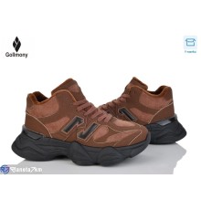 Кросівки жіночі на весну/осінь (8 пар р.36-41) коричневий  "Gollmony"