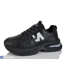 Кросівки жіночі на весну/осінь (8 пар р.36-41) чорний  "Normashoes"