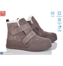 Черевики жіночі на зиму (6 пар р.36-40) коричневий  "PLPS"