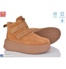 Черевики жіночі на зиму (6 пар р.36-40) camel  "PLPS"