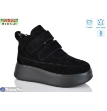 Черевики жіночі на зиму (8 пар р.36-41) чорний  "HENGJI-ELENA"