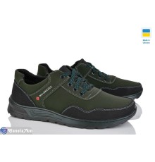 Кросівки чоловічі на весну/осінь (8 пар р.40-45) зелений  "KINDER"