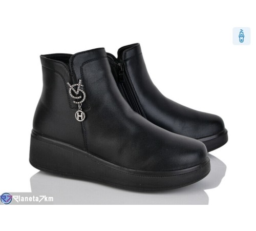 Черевики жіночі на зиму (8 пар р.38-42) чорний  "Dolli"