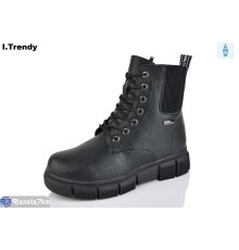 Черевики жіночі на зиму (6 пар р.36-41) чорний  "Trendy"