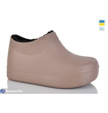 Калоші жіночі на зиму (8 пар р.37-40) коричневий  "LUCKY"