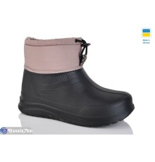 Калоші на зиму (6 пар р.37-41) чорний  "MURMUR"