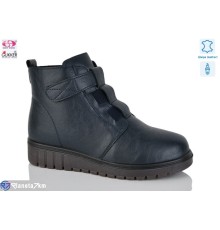 Черевики жіночі на зиму (8 пар р.37-41) синій  "Gukkcr"