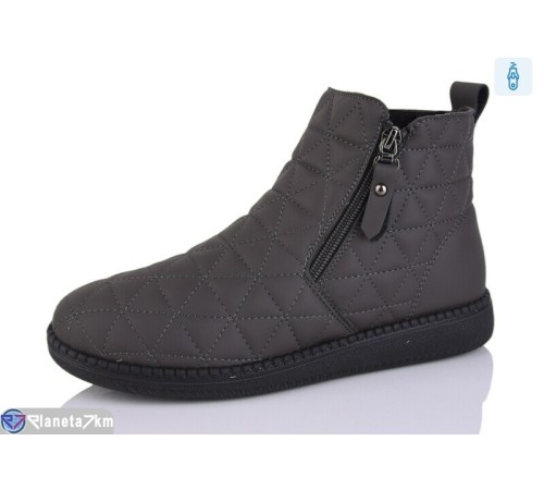 Черевики жіночі на весну/осінь (8 пар р.37-42) сірий  "Terona" Черевики жіночі на весну/осінь (8 пар р.37-42) сірий  "Terona"