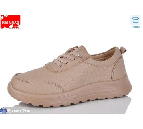 Кросівки жіночі на весну/осінь (8 пар р.37-41) коричневий  "Maiguan"