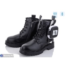 Черевики дитячі на весну/осінь (8 пар р.32-37) чорний  "Normashoes" Черевики дитячі на весну/осінь (8 пар р.32-37) чорний  "Normashoes"