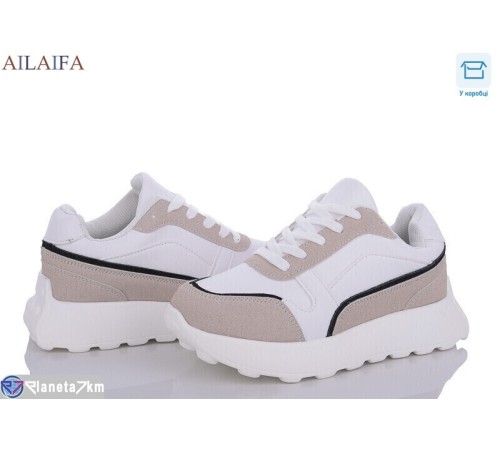 Кросівки жіночі на весну/осінь (6 пар р.36-41) білий  "Latifa"