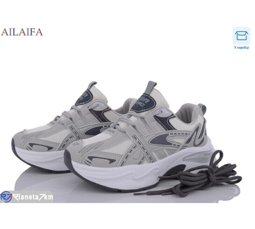 Кросівки жіночі на весну/осінь (8 пар р.36-41) сірий  "Latifa"