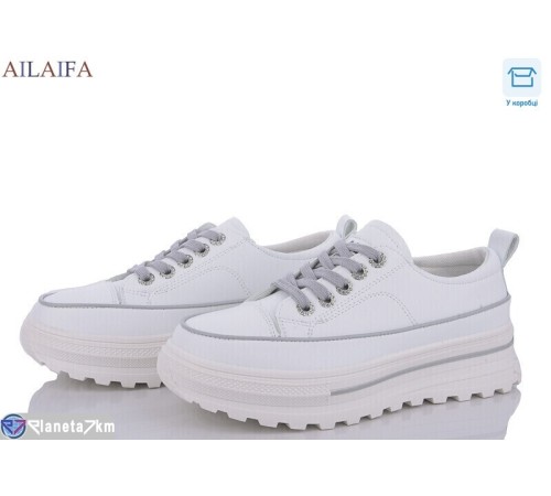 Кросівки жіночі на весну/осінь (6 пар р.36-41) білий  "Latifa"