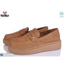 Туфлі жіночі на весну/осінь (8 пар р.37-41) коричневий  "SUBA"