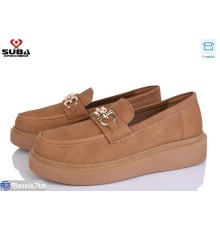 Туфлі жіночі на весну/осінь (8 пар р.37-41) коричневий  "SUBA"