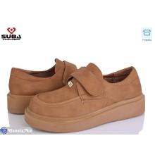 Туфлі жіночі на весну/осінь (8 пар р.37-41) коричневий  "SUBA"