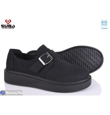 Туфлі жіночі на весну/осінь (8 пар р.37-41) чорний  "SUBA"