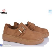 Туфлі жіночі на весну/осінь (8 пар р.37-41) коричневий  "SUBA"