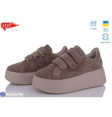 Кросівки жіночі на весну/осінь (6 пар р.36-40) коричневий  "ARTO"