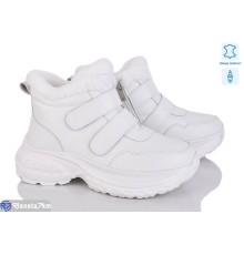 Черевики жіночі на зиму (8 пар р.37-41) білий  "LIMPO"